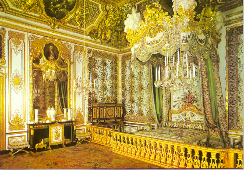 Dormitorio de la reina en Versalles "il.lustració"